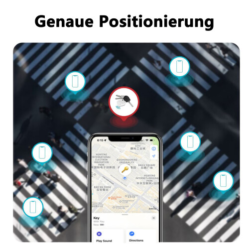 Εξαιρετικά λεπτό Bluetooth Tracker, Anti-Lost Key Finder για αποσκευές, Προστασία απορρήτου με 2
