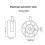 0.5-7.5mm Manual Aperture Adjustable Mechanical Iris Diaphragm Iris Diaphragm for Digital Camera Microscope Iris SK7.5 5