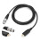Conector de microfone, DAC integrado para áudio com qualidade de estúdio, compatibilidade universal com Windows e Mac, qualidade profissional, 7