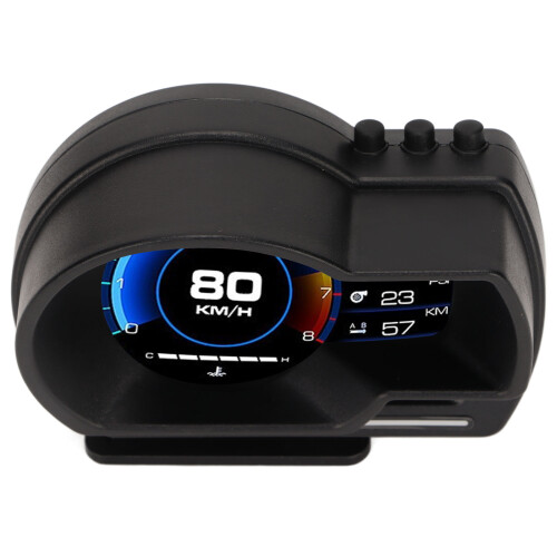 Έξυπνος μετρητής OBD2GPS, οθόνη HUD, ψηφιακό ταχύμετρο, στροφόμετρο, οθόνη κινητήρα, 2