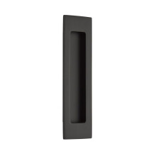 Emtek 220307US19 7 Zoll Moderner Rechteckiger Flush Pull Schwarz