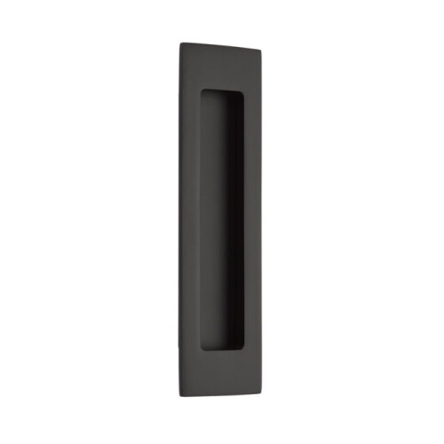 Emtek 220307US19 7 Zoll Moderner Rechteckiger Flush Pull Schwarz