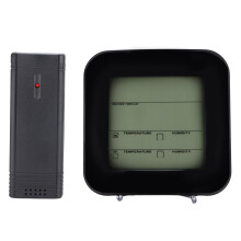 Estação Meteorológica com Despertador, Higrômetro Digital com Transmissão Sem Fio, Design Prático para Camping, Trailer e Estufa