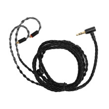 Cable de audio de repuesto, cable de cobre plateado para una escena sonora mejorada, pines QDC MMCX2 opcionales para personalización, buen sonido,