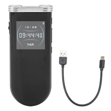 Gravador de voz, HiFi MP3, operação simples, múltiplos modos em um, gravação automática para reuniões, palestras e entrevistas (80 GB)