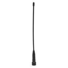 Antena flexible tipo látigo para radio bidireccional, doble banda 144 435MHz, conector SMA macho con alto rendimiento de frecuencia, construcción