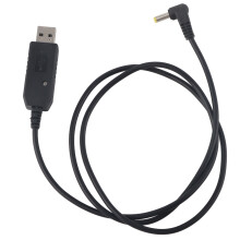 Câble de charge USB pour radios bidirectionnelles, compatible avec tous les ports USB, pour talkies-walkies Baofeng UV-5R et prise jack 4 mm, avec