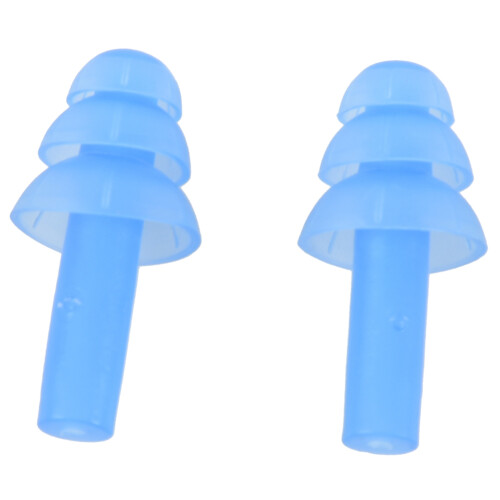 Pair Swimming Dive Flexible Silicone Ear Plugs Earplug