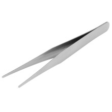 Tweezers tweezers doctor pliers Tweezers antistatic Metal curve round straight (TS-10)