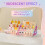 4 Tier Iridescent Display Risers Stand, Plastic Risers for Display, Perfume Organizer, Display for Figures 9Inch 7