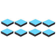 8Pcs 40X40X11mm Aluminum Heatsink Heat Sink Radiator Cooling Cooler for Electronic Chip IC LED with Thermal Conductive