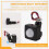 220V Mini Human Body Infrared Sensor Infrared Body Sensor Switch LED Flood Light PIR Motion Sensor Adjustable Black 5