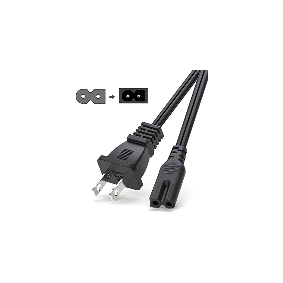 Ul Listed 15Ft Sewing Machine Power Cord Replacement For Brother Project Runway Models 2 Prong 9001264025793