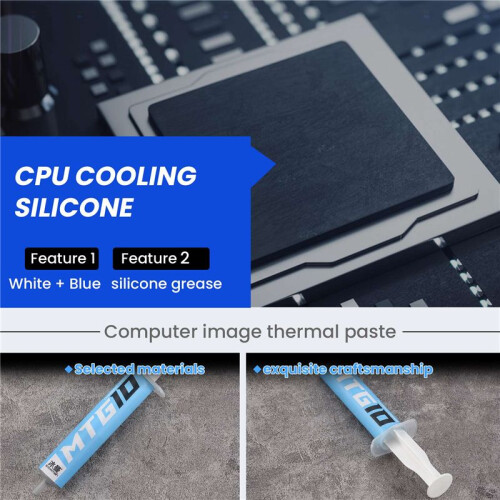 SNOWMAN MTG10 Thermal Paste, Silicone Grease CPU Thermal Paste, Desktop Notebook Image Chip Silicone Thermal Paste 1