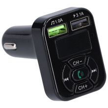 Ultieme Bluetooth FM-zender, basversterking verbetert je favoriete nummers, brede compatibiliteit voor naadloze integratie, goede kwaliteit.