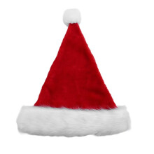 Christmas Hat, Santa Hat Holiday for Adults Unisex Comfort Extra Thicken Fur Xmas Hat for New Year Festive Party