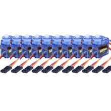 10 Peças SG90 9G Mini Servo Motor Servo para Aviões RC Braço Robô Asa Fixa Servo Motor Controle para Avião 180