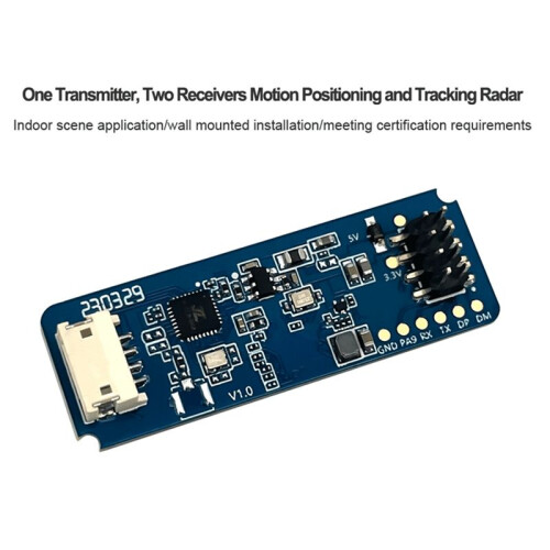 HLK-LD2450 24G Smart Home Wave Human Body Motion Target Tracking Radar Sensor Module Test Distance Angle Speed 2