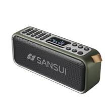 Retro Speaker, Portable Vintage Stereo, Heavy Bass, HD Sound, Handsfree Call, TF Card Support,Green