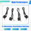 4 Pcs Momentary Switch Momentary Push Button ON Off Switch 12V 24V Surface Mount Mini Button Switch 3