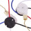 Ceiling Fan Switch Kit 3 Speed 4 Wire, Fan Switch Zipper Speed Control Switch, ZE-208S Pull Wire Switch with Rope Gold 8