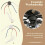 Ceiling Fan Switch Kit 3 Speed 4 Wire, Fan Switch Zipper Speed Control Switch, ZE-208S Pull Wire Switch with Rope Gold 4