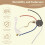 Ceiling Fan Switch Kit 3 Speed 4 Wire, Fan Switch Zipper Speed Control Switch, ZE-208S Pull Wire Switch with Rope Gold 5