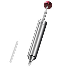 Bomba de Dessoldagem Profissional de Metal de AlumíNio, Sugador de Solda, Ferramenta de RemoçãO de Solda, SucçãO um VáCuo com Bocal de Silicone