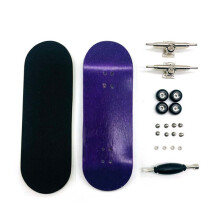 Finger Skateboard Board Width 32mm Professional Maple Fingertip Skateboard Double Rocker Mini Skateboard Purple