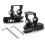Universal LED Light Bar Mounting Brackets, Adjustable Hood Pillar Mounts, Led Work Light Mount Bracket Clamp Holder 2PCS 1