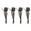 4 Pcs Momentary Switch Momentary Push Button ON Off Switch 12V 24V Surface Mount Mini Button Switch 1
