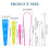 8 Pcs Flexible Drawstring Threader Tool Set Sewing Loop Turner for Jackets, Coats, Pants, Hoodies & Sweaters 7