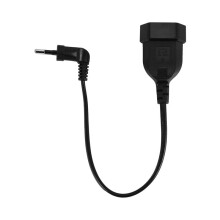 Europea 90 Degree Male Plug to Female Socket Power Extension Cable for PC Computer PDU(0.3M)