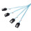 SAS Cable Sata Cable High Speed 6Gbps 4 Ports/Set High Quality for Server 0.5 Meter 4