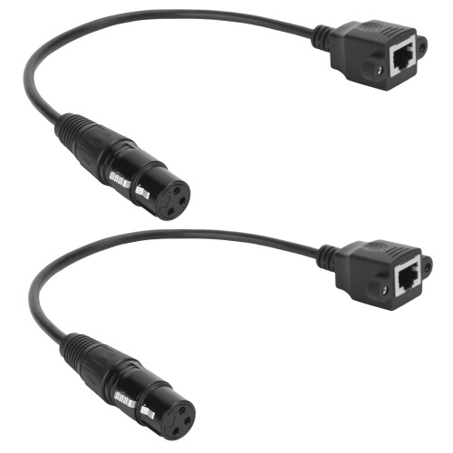Καλώδιο προσαρμογέα Ethernet DMX με εύκαμπτο περίβλημα PVC Μετατρέπει το XLR σε RJ45 Για 1