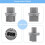 2Pc Car Rear Tail Light Lamp Socket Holder 33513-S50-003 for   Taillight Socket 3