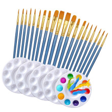 1 Set Acrylpinsel, Nylonhaarpinsel, Künstlerpinsel,-Blau