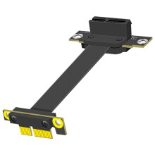 PCIE 1X FöRläNgningskabel 90 Grader, PCI-Express 3.0 1X Hane för HonaFöRläNgningskabel PCI-E 1X FöRläNgningsadapter 10Cm
