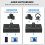 3,5 Mm Audio Switcher, 2 Input 1 Output/1 Input 2 Output Audio Splitter Switcher, Audio Switcher Box, One-Key Mute-Knapp 8