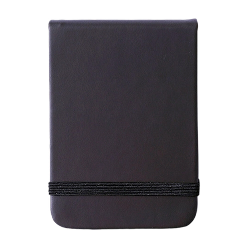 A7 Small Notebook Aesthetic Journal Notebook Diary- Black 7627000439932