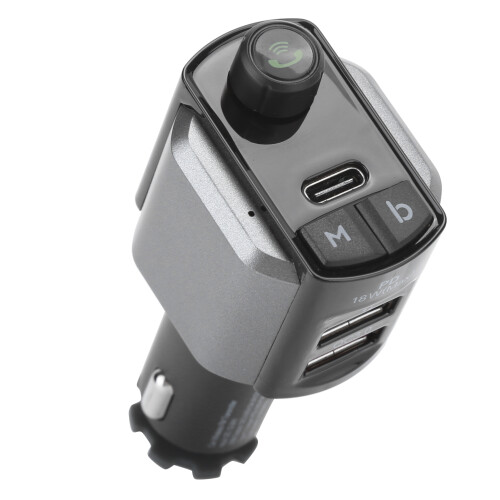 Ασύρματος πομπός FM Bluetooth, συσκευή αναπαραγωγής μουσικής αυτοκινήτου με οπίσθιο 1