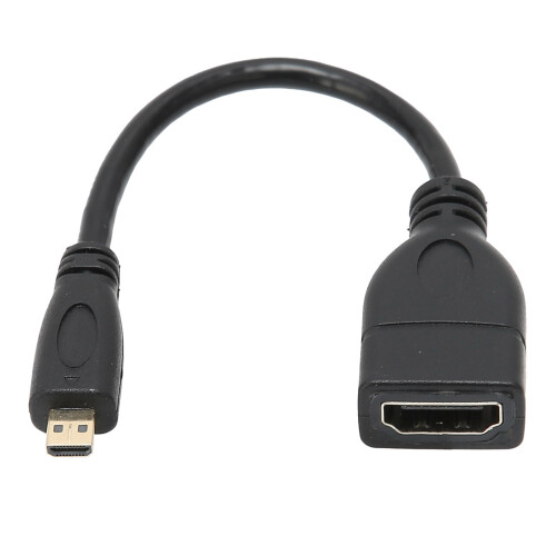 Μίνι προσαρμογέας HDMI σε HDMI, κοντός και γωνιακός σχεδιασμός, υψηλής αντοχής και 1