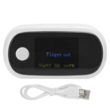 Pulsoximeter met high-definition scherm, oplaadbare batterij voor eindeloze avonturen (comfortabele siliconen), goede kwaliteit, goede kwaliteit,