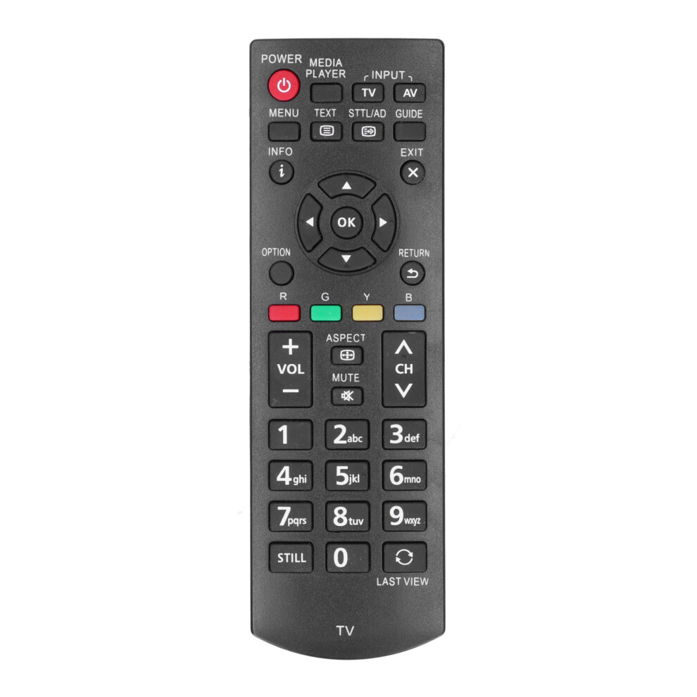 For Panasonic Tv,Universal Fit Replacement Remote Control,No Programming Or Setting Necessary,Ir Remote Control For Immediate Use,Works With Batteries 9420858882503