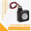 220V Mini Human Body Infrared Sensor Infrared Body Sensor Switch LED Flood Light PIR Motion Sensor Adjustable Black 2