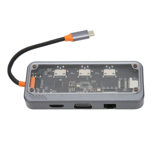 Γρήγορη μεταφορά δεδομένων, διανομέας USB C, υποστήριξη ανάλυσης 4K, προσαρμογέας