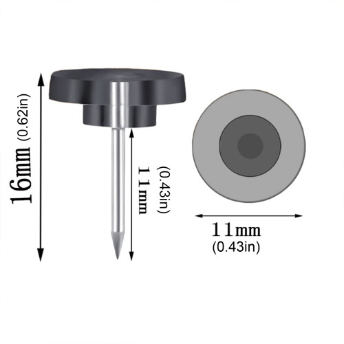 150Pcs Flat Head Push Pin Round Flat Push Pins Thumb Tacks Map 2