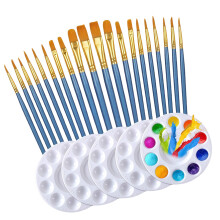 1 Set Artist Paintbrush Acrylic Brush Paint Brush for-Blue
