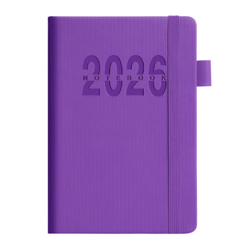 Professional 2026 Day Planner Notebook 360 Pages-Purple
