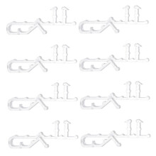 8pcs Vertical Blind Valance Clips No Drill Installation for Secure Window Blind Replacement
